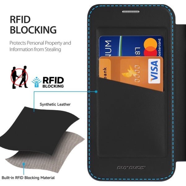 DUX DUCIS Samsung S25+ Skin X Pro Flip Cover - Sort