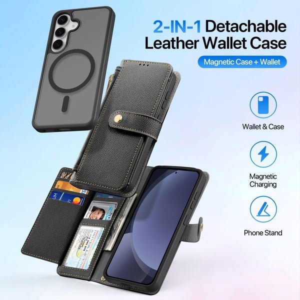 DUX DUCIS Samsung S25+ Lawa Series Flip Cover - Sort