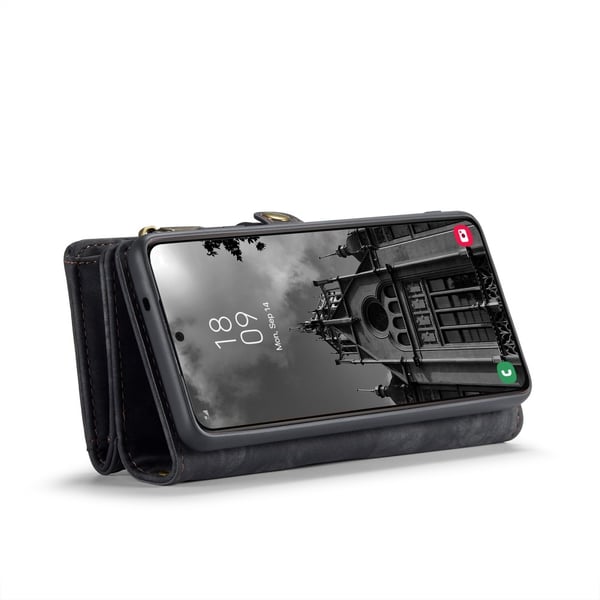 CaseMe Samsung S25+ 008 BIg Wallet 2in1 Magnet Flip Cover - Sort