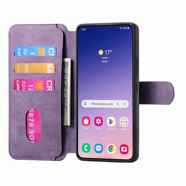 SKALO Samsung S25+ CASENEO MW-03 Flip Cover - Lilla