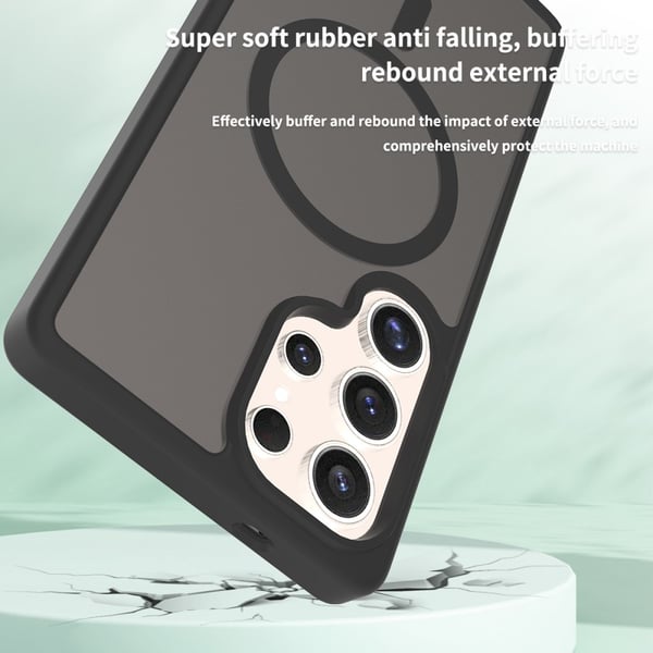 SKALO Samsung S25 Ultra Skin-touch Hybrid Cover - Lilla