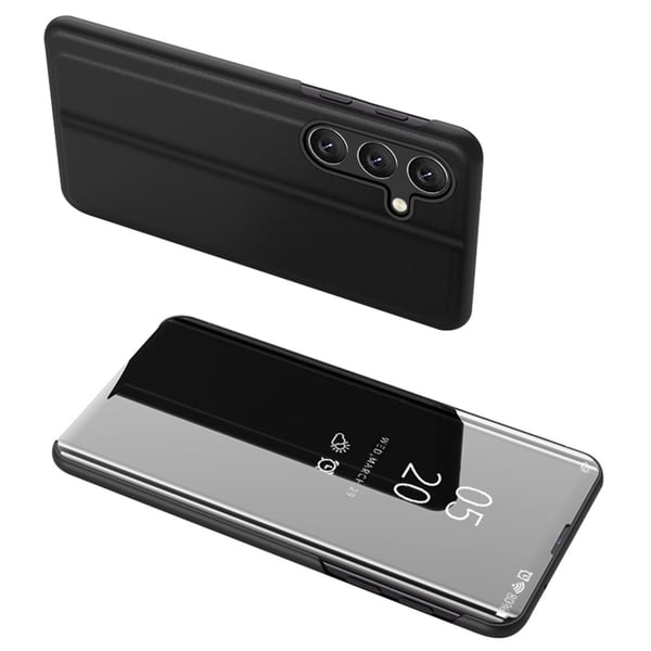 SKALO Samsung S25 Clear View Flip Cover - Sort