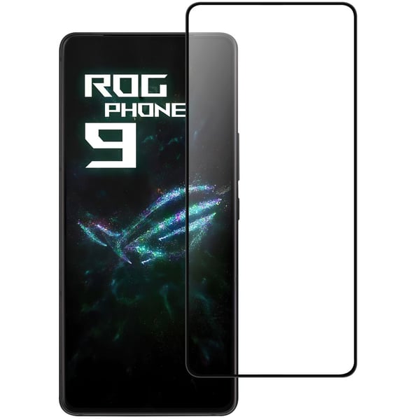 SKALO Asus ROG Phone 9 5G FULL-FIT Hærdet Glas Skærmbeskyttelse - Sort