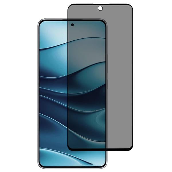 2-PAK SKALO Xiaomi Redmi Note 14 5G Privacy Hærdet Glas Skærmbeskyttelse - Sort