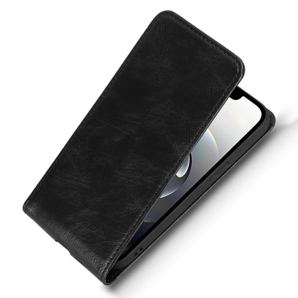 SKALO iPhone 16e Vertikalt PU-læder cover Cover - Sort