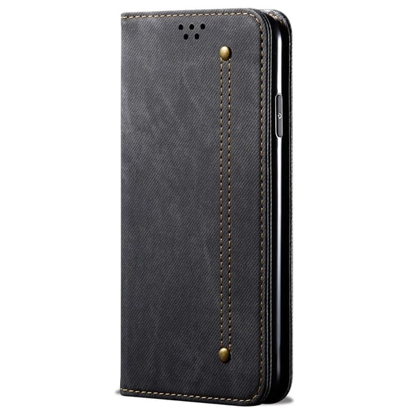 SKALO iPhone 16e Jeans Flip Cover - Sort