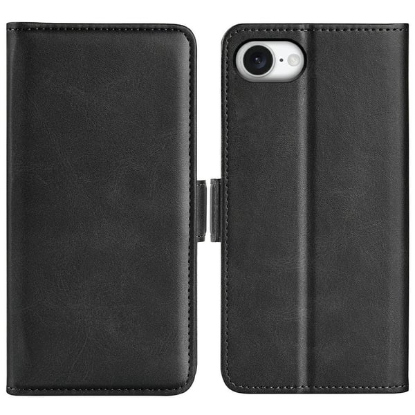 SKALO iPhone 16e Premium ID Flip Cover - Sort