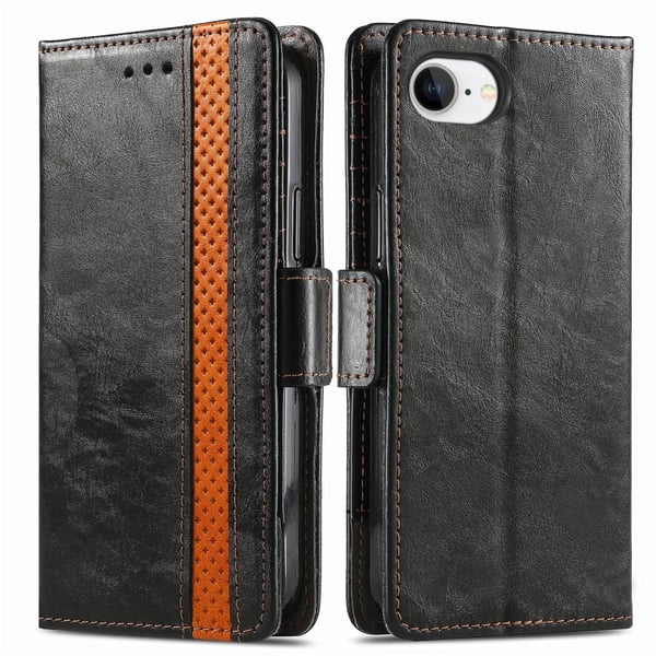 SKALO iPhone 16e CASENEO 002 Premium Flip Cover - Sort