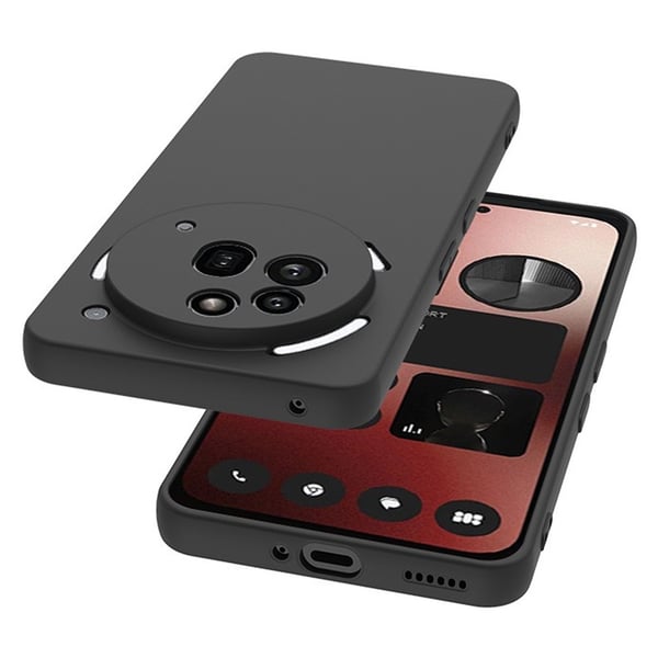 SKALO Nothing Phone (3a) Pro 5G Matsort Ultratyndt TPU Cover - Sort