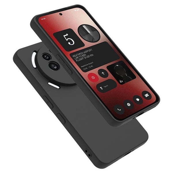 SKALO Nothing Phone (3a) Pro 5G Matsort Ultratyndt TPU Cover - Sort