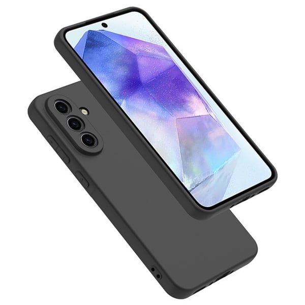 SKALO Samsung A26 5G Matsort Ultratyndt TPU Cover - Sort