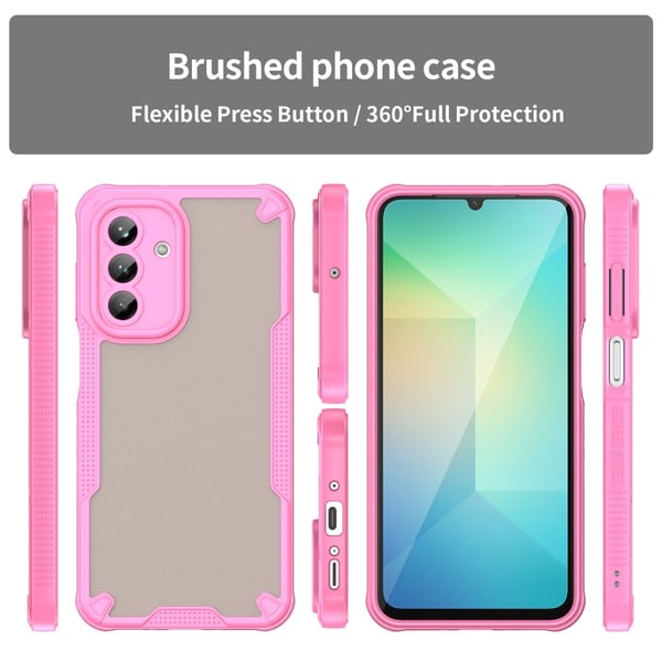 SKALO Samsung A26 5G Armor Hybrid Frosted Cover - Pink