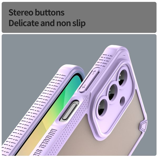 SKALO Samsung A26 5G Armor Hybrid Frosted Cover - Lilla