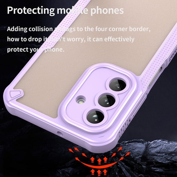 SKALO Samsung A26 5G Armor Hybrid Frosted Cover - Lilla