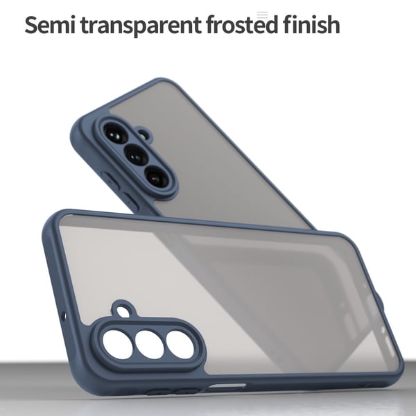 SKALO Samsung A26 5G Color Bumper Frosted Cover - Blå