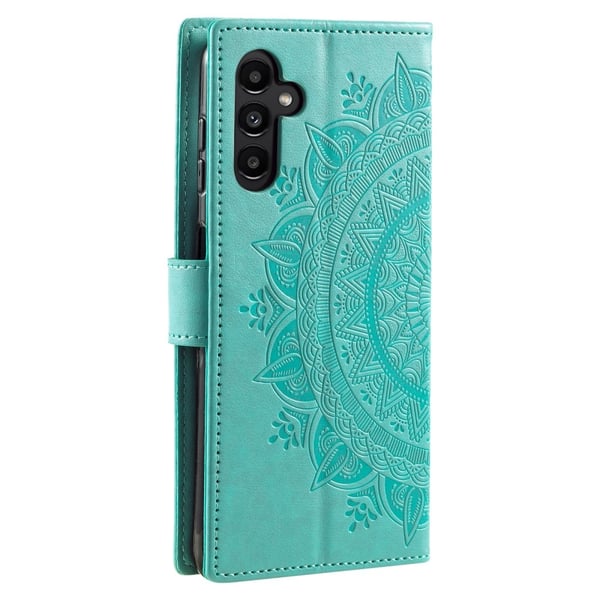 SKALO Samsung A26 5G Mandala Flip Cover - Turkis