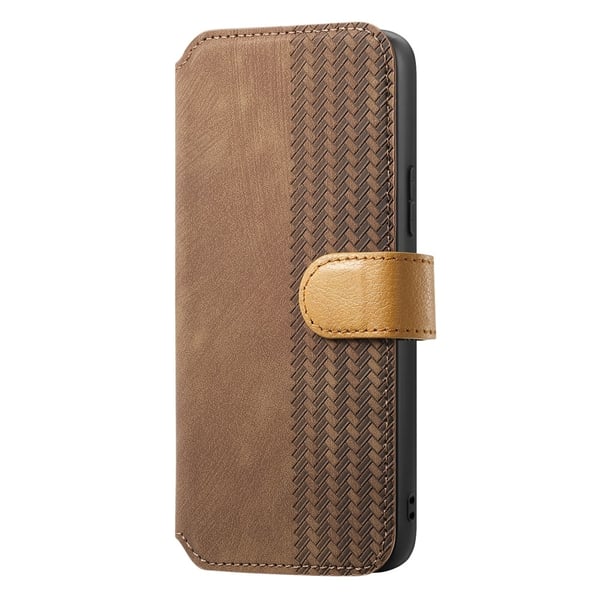 SKALO Samsung A26 5G SW-01 Retro PU-Læder Flip Cover - Brun