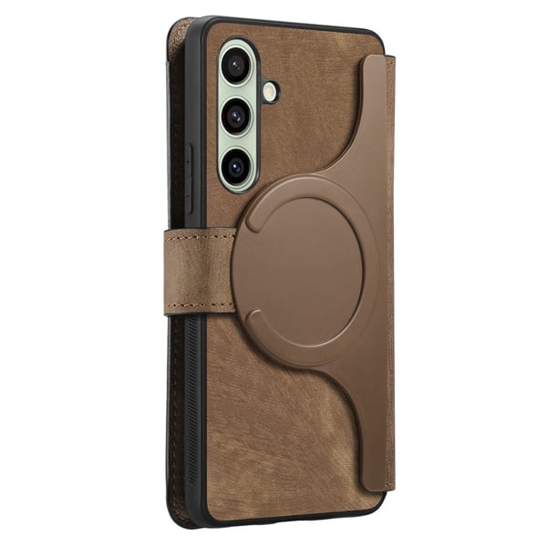 SKALO Samsung A26 5G CASENEO MW-03 Flip Cover - Brun
