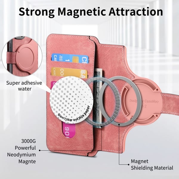 SKALO Samsung A26 5G CASENEO MW-03 Flip Cover - Pink