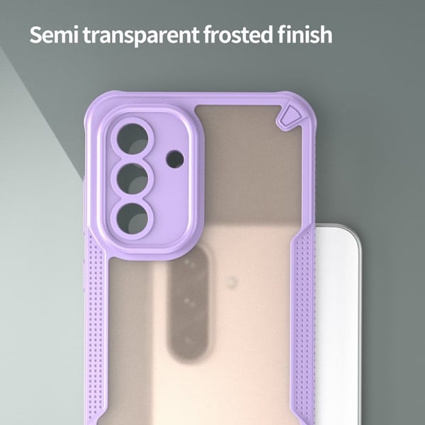 SKALO Samsung A36 5G Armor Hybrid Frosted Cover - Lilla