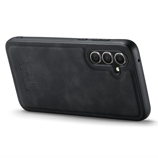 DG MING Samsung A36 5G Premium PU-læder Hybrid Cover - Sort