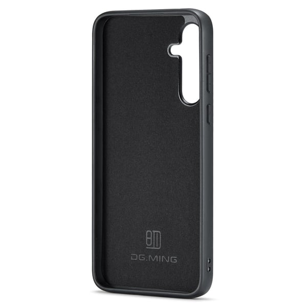 DG MING Samsung A36 5G Premium PU-læder Hybrid Cover - Sort