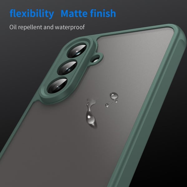 SKALO Samsung A36 5G Color Bumper Frosted Cover - Grøn