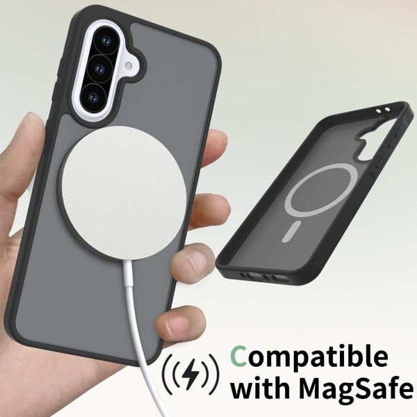SKALO Samsung A36 5G Skin-touch Hybrid Cover - Sort