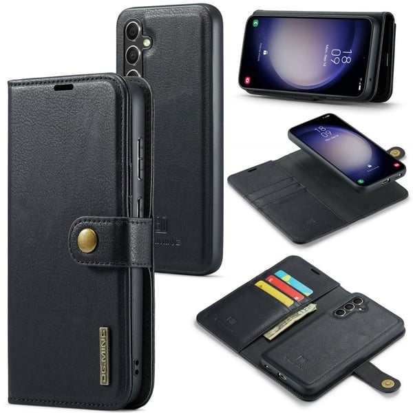 DG MING Samsung A36 5G 2-i-1 Magnet Flip Cover - Sort