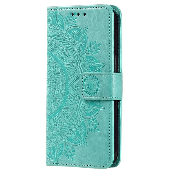 SKALO Samsung A36 5G Mandala Flip Cover - Turkis
