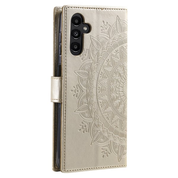 SKALO Samsung A36 5G Mandala Flip Cover - Guld