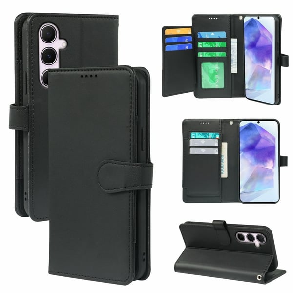 SKALO Samsung A36 5G 9-RUM Flip Cover - Sort