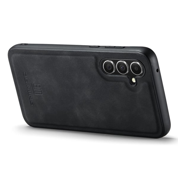 DG MING Samsung A56 5G Premium PU-læder Hybrid Cover - Sort