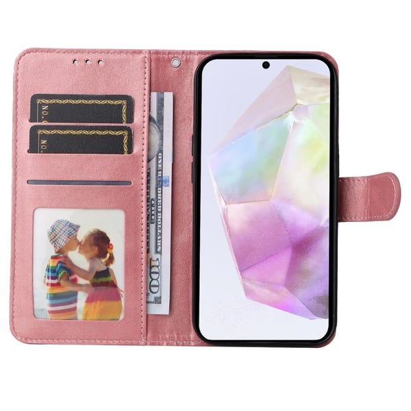 SKALO Samsung A56 5G PU-nahka Lompakkokotelo
