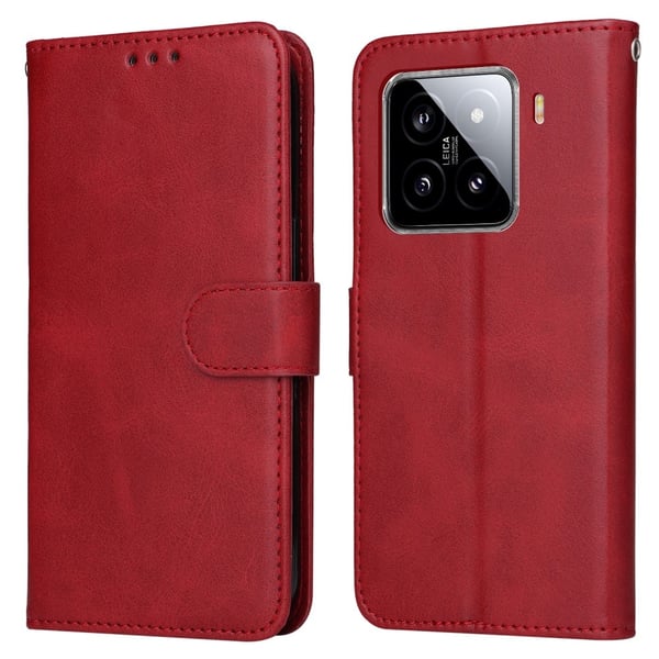 SKALO Xiaomi 15 PU-læder Flip Cover