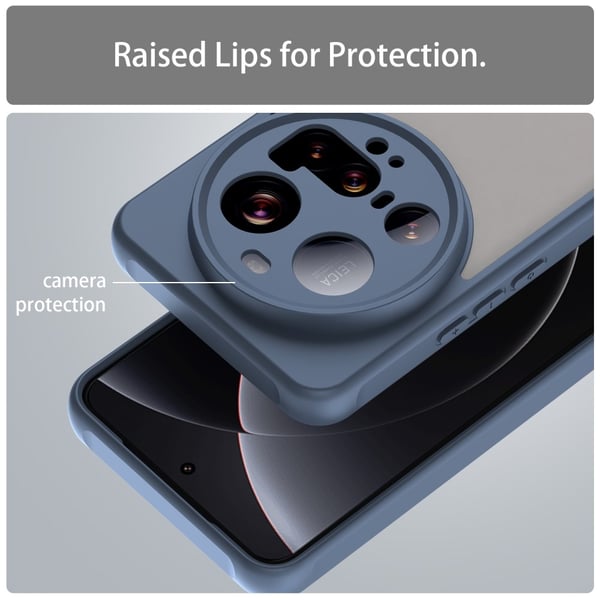SKALO Xiaomi 15 Ultra 5G Color Bumper Frosted Cover - Blå