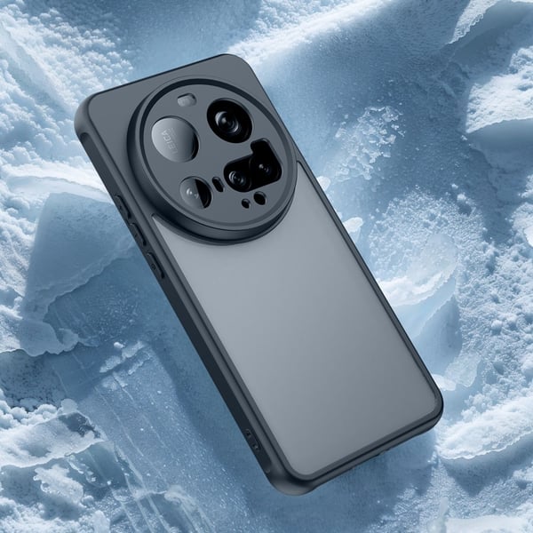 SKALO Xiaomi 15 Ultra 5G Color Bumper Frosted Suojakuori - Musta