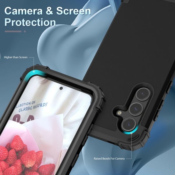 SKALO Samsung A56 5G Armor L-Style Cover - Sort