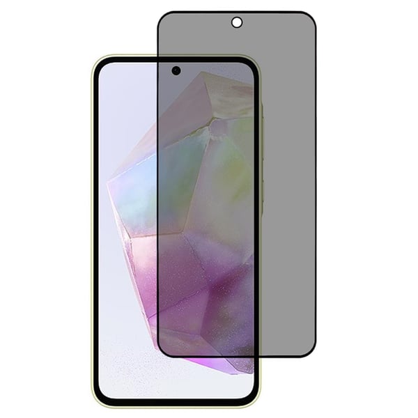 SKALO Samsung A56 5G Privacy Skärmskydd Härdat Glas - Sort