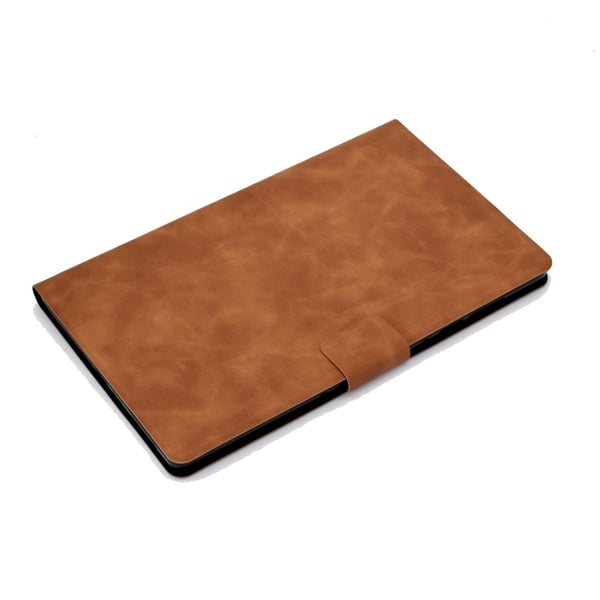 SKALO iPad 11" (2025) PU-læder Flip Cover - Brun