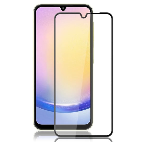 SKALO Samsung A26 Koko Näytön Karkaistu Lasi - Musta