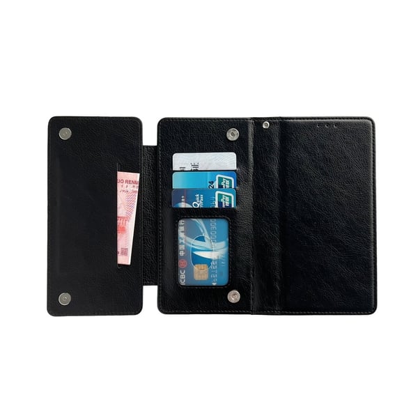 SKALO Google Pixel 9a 2-in-1 Magneettinen Irrotettava Lompakkokotelo - Musta