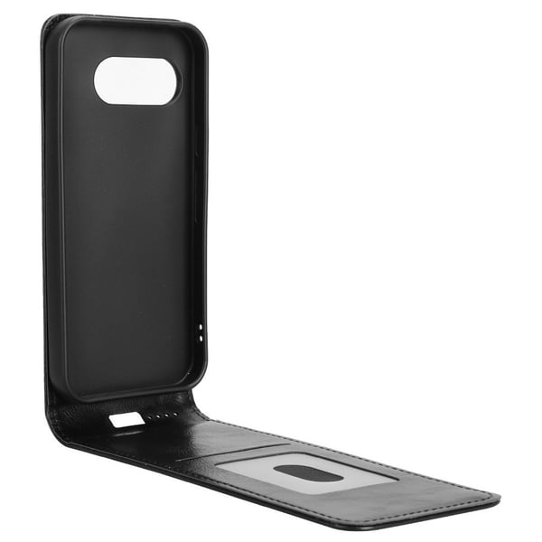 SKALO Google Pixel 9a Vertikalt PU-læder cover Cover - Sort
