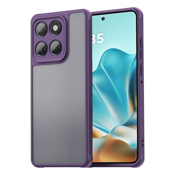 SKALO Motorola Edge 60 Color Bumper Frosted Cover - Lilla