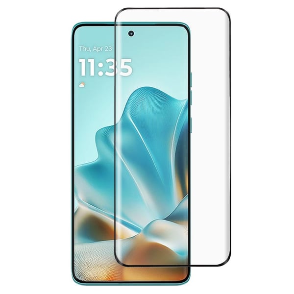 SKALO Motorola Edge 60 Heldækkende Skærmbeskyttelse - Sort - Sort