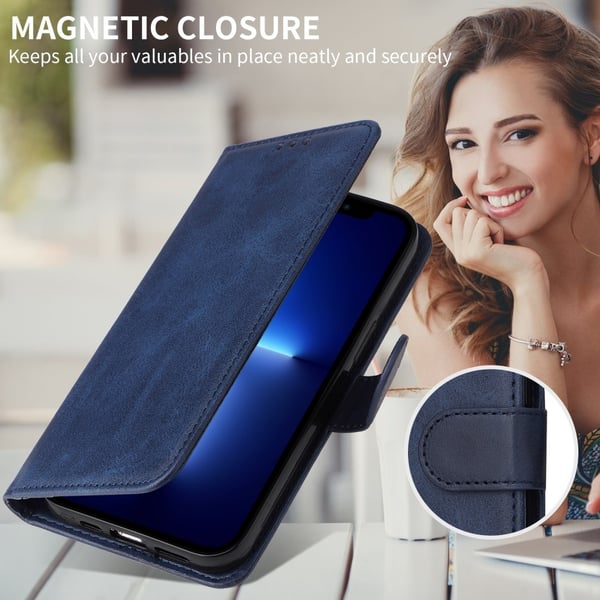 SKALO Motorola Edge 60 PU-læder Flip Cover