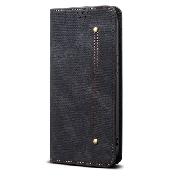 SKALO Motorola Edge 60 Jeans Flip Cover - Sort