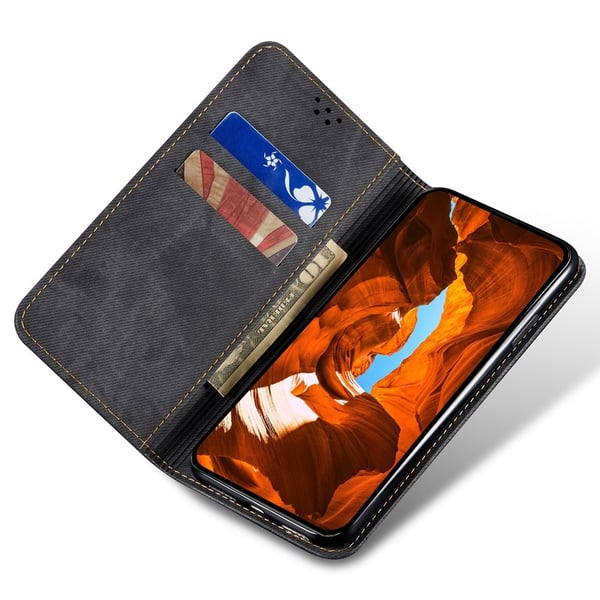 SKALO Motorola Edge 60 Jeans Flip Cover - Sort
