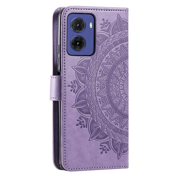 SKALO Motorola Moto G05 Mandala Flip Cover - Lilla