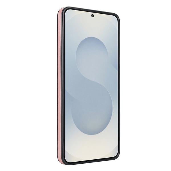 SKALO Samsung S25 Edge PU-Læder Kortholder Cover - Rosa guld